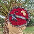 Ramo 50 Rosas Naturales con Corona
