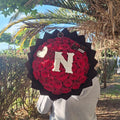 Ramo 50 Rosas Naturales + Inicial