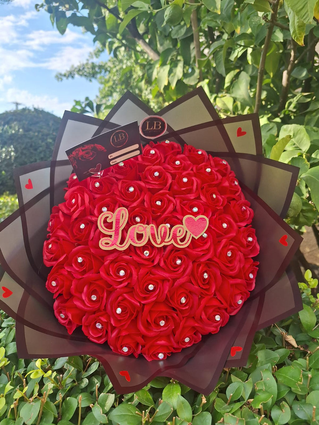 Yo tengo tu LOVE / Ramo de 50 Rosas Eternas