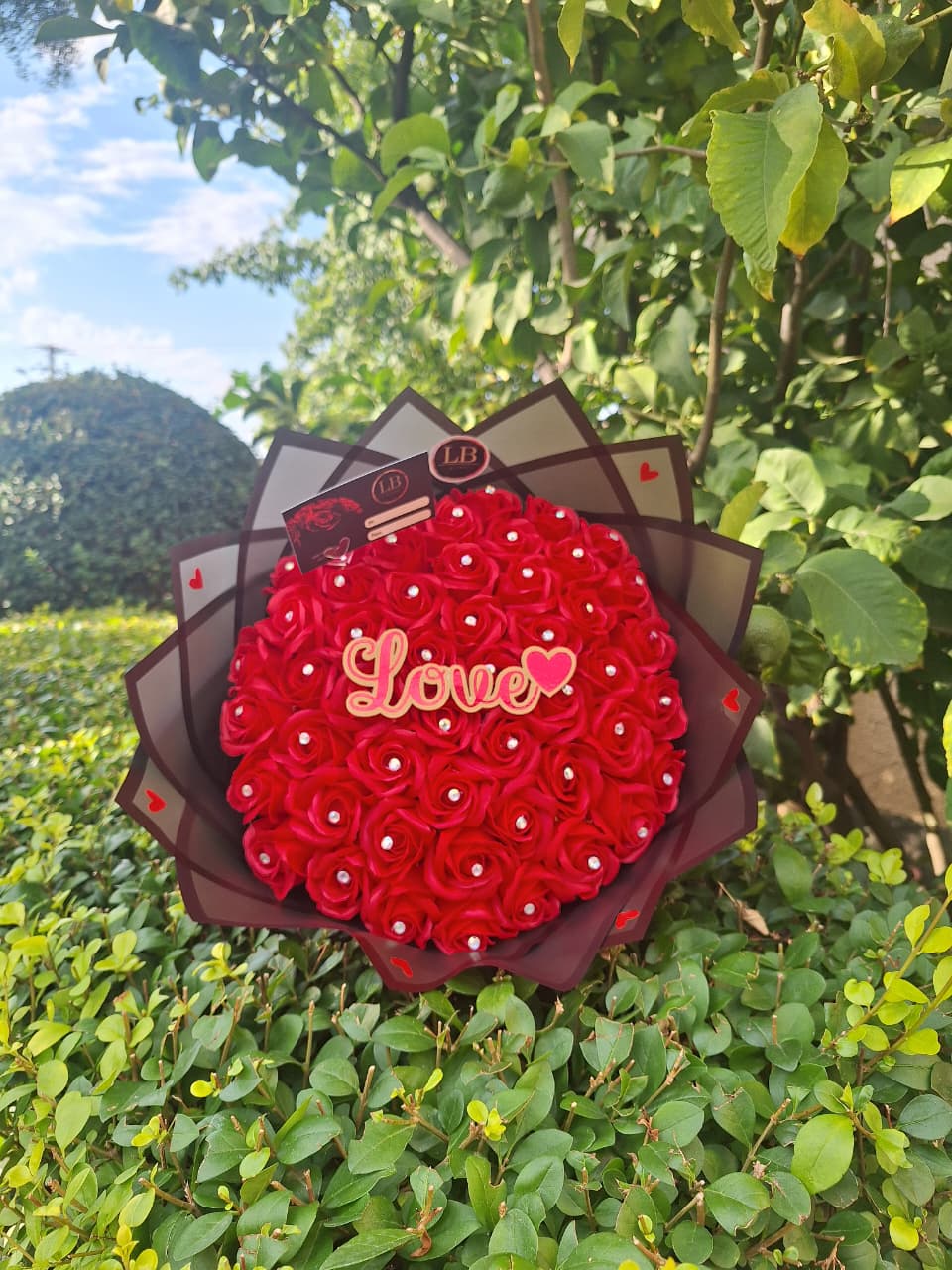 Yo tengo tu LOVE / Ramo de 50 Rosas Eternas